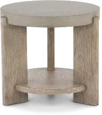 674-OT1020 Affinity Faux Concrete End Table