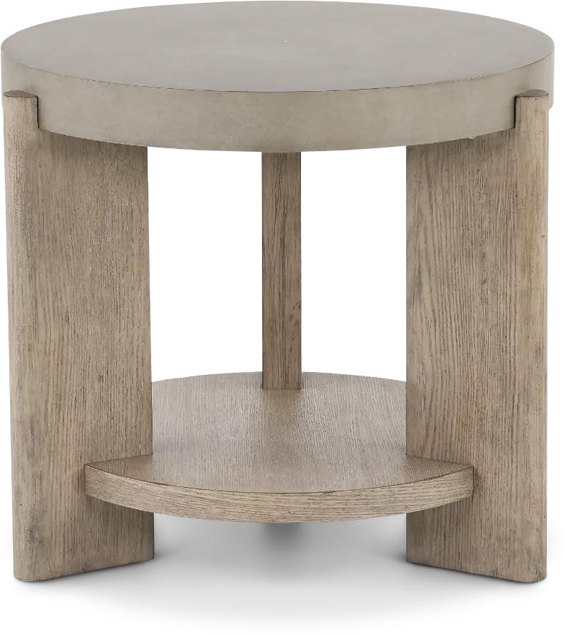 Affinity Faux Concrete End Table