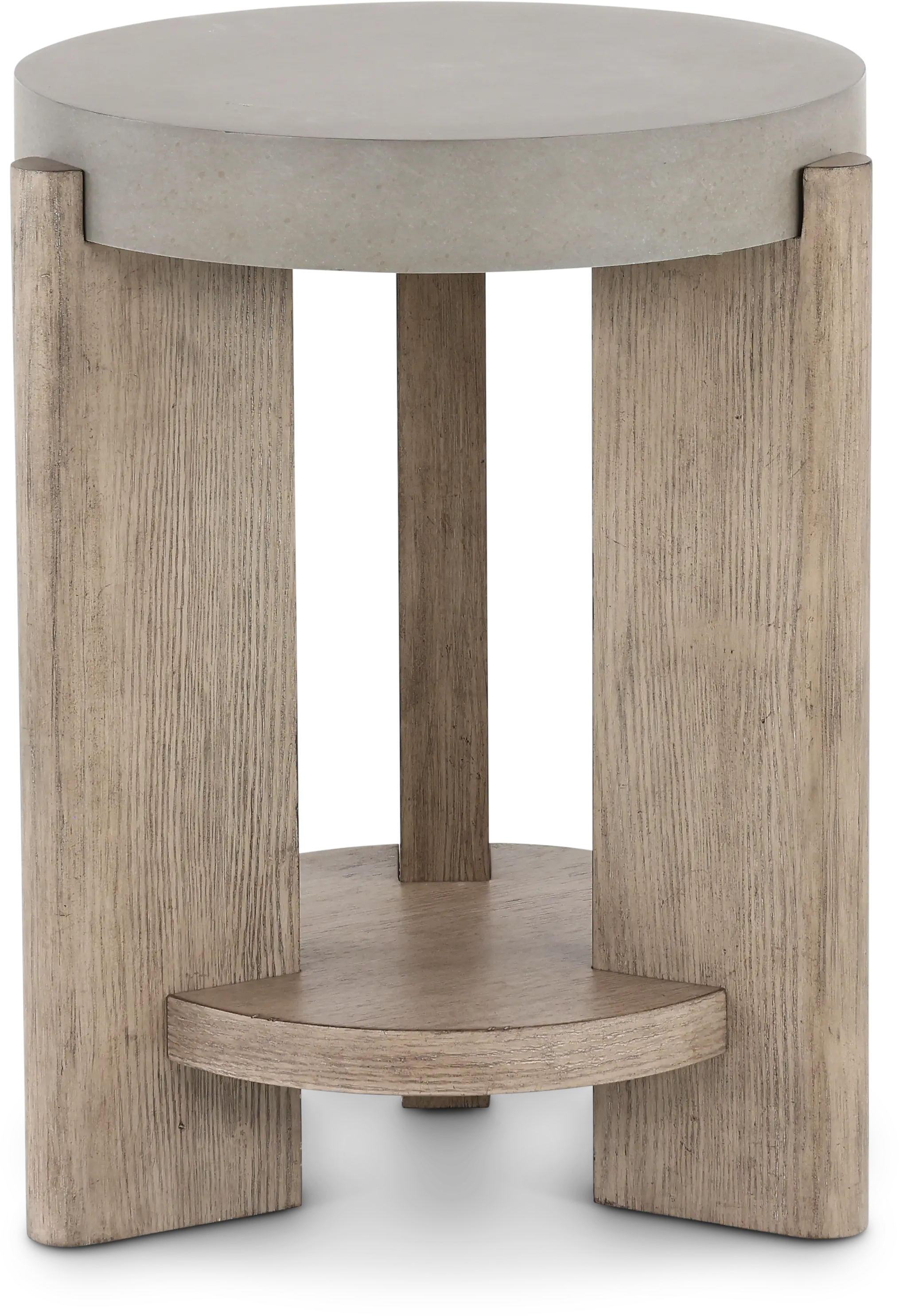 674-OT1021 Affinity Faux Concrete Chairside Table-1