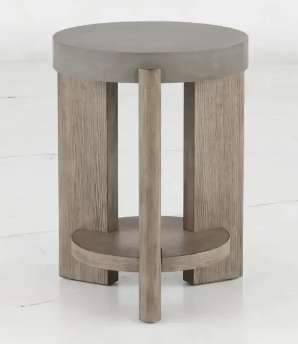674-OT1021 Affinity Faux Concrete Chairside Table-5