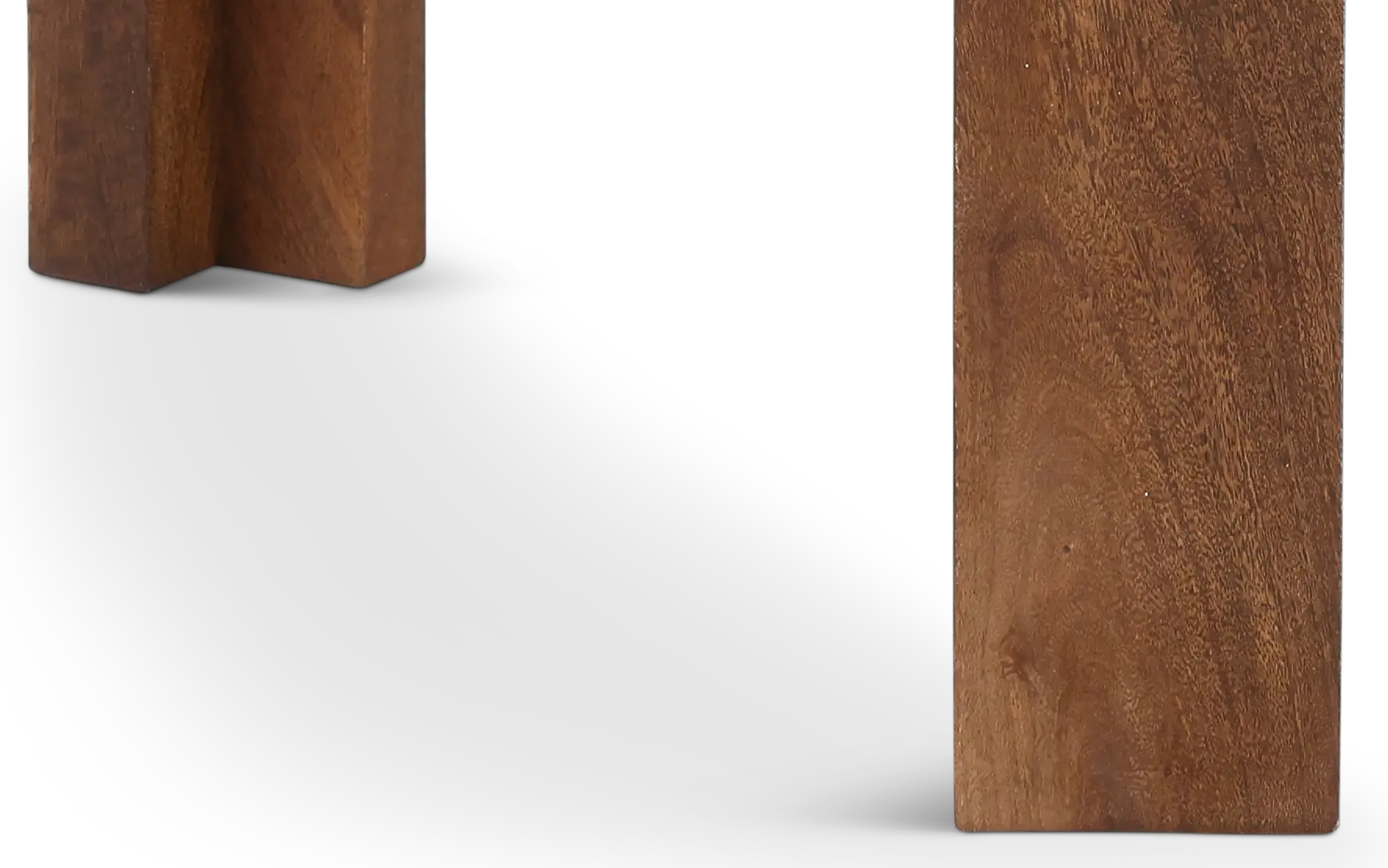 Leryn Brown and Glass Coffee Table-7