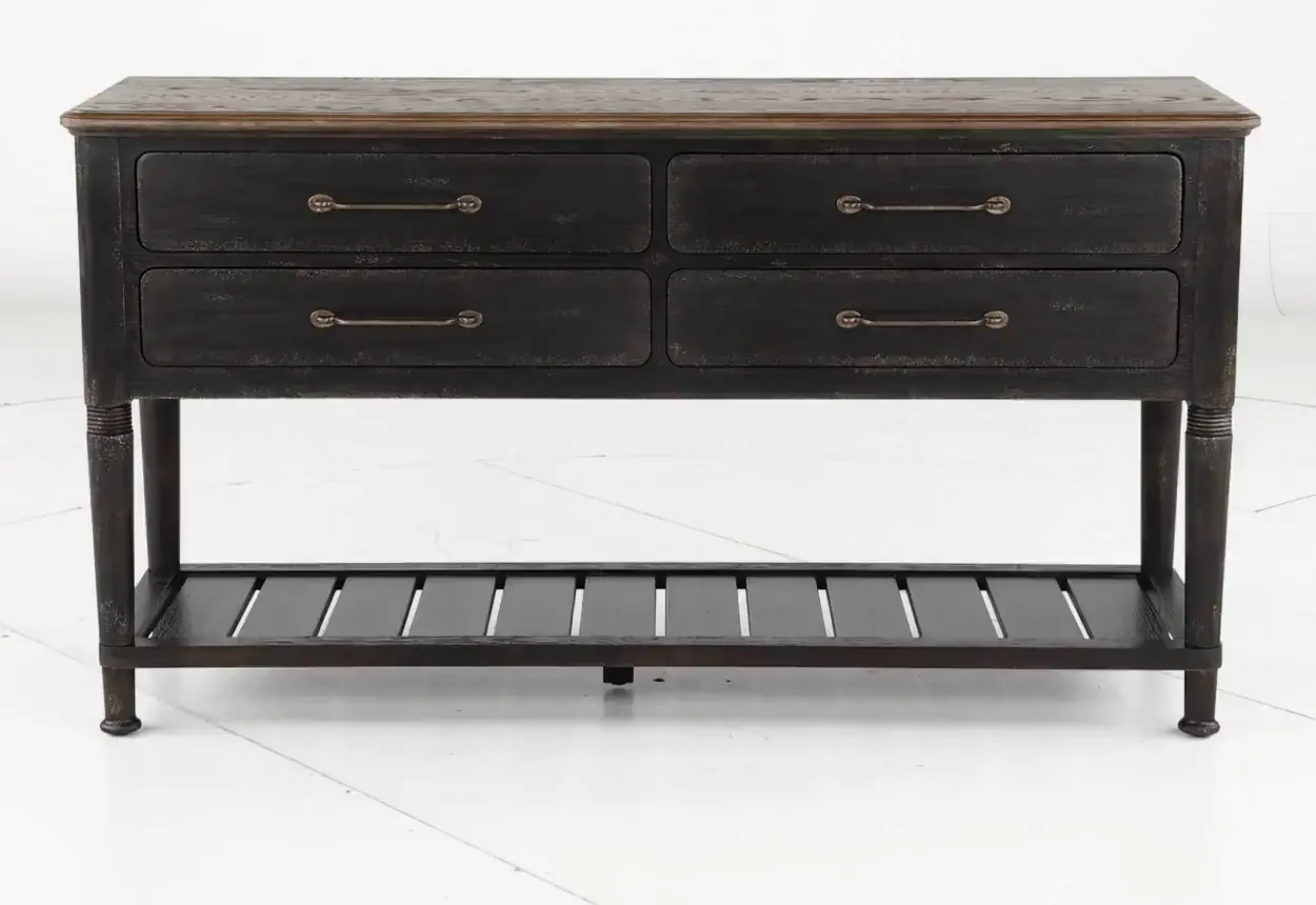 7050-75917-89 Americana Black Dining Server-4