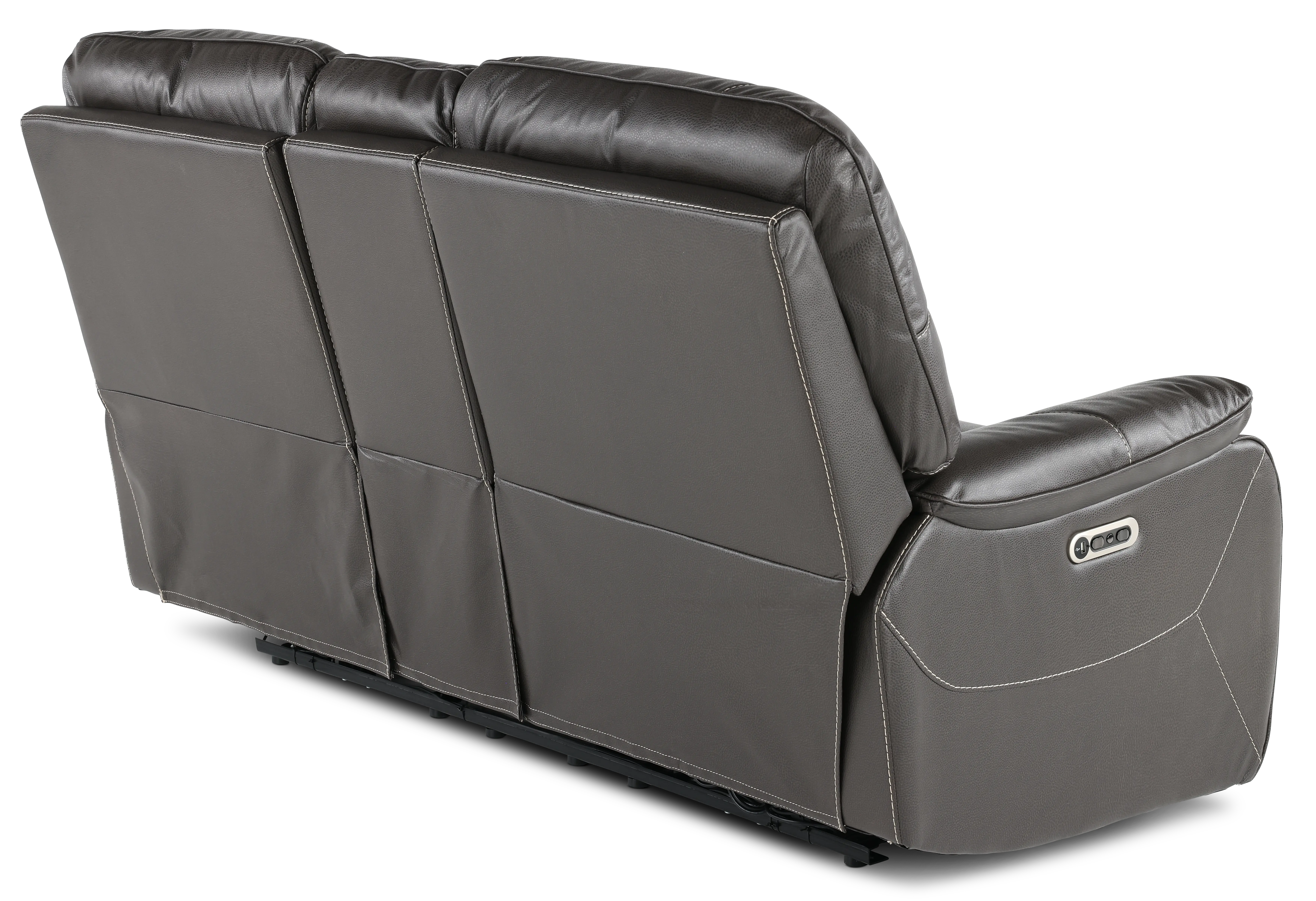 Axel Ozone Black Power Reclining Loveseat with Console-7