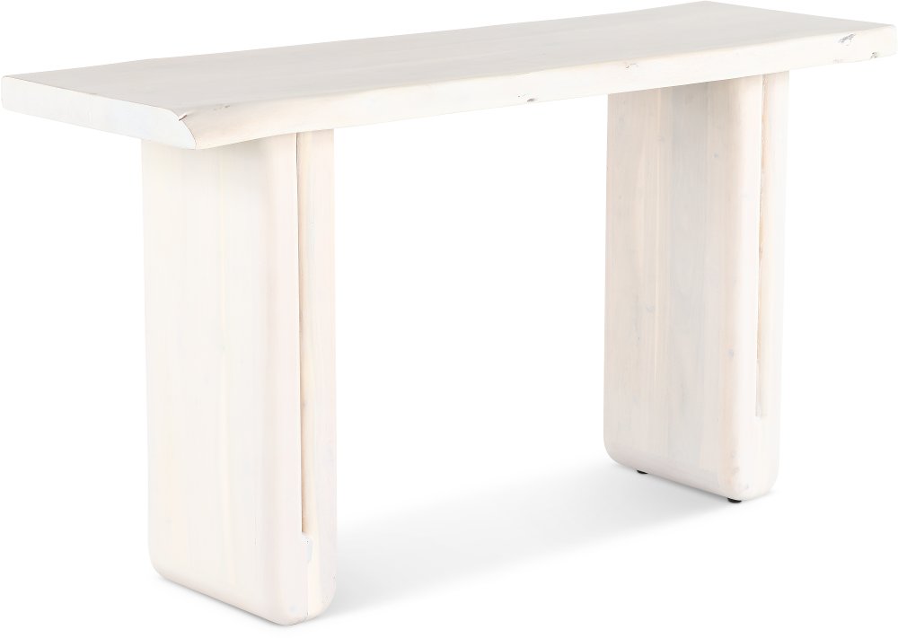 Nadia Bleached Whitewash Console Table