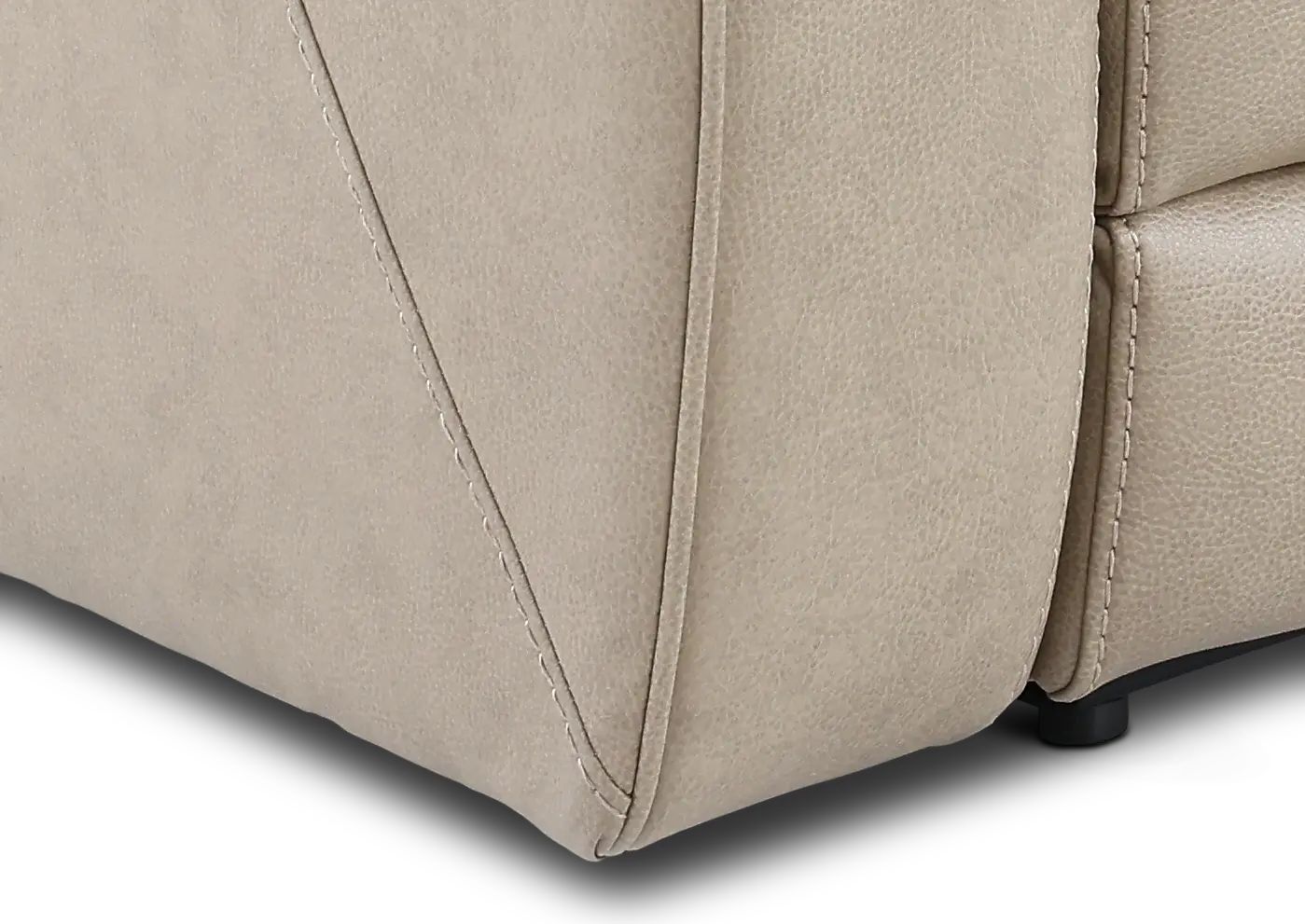 Axel Beige Power Reclining Loveseat with Console-9