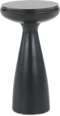 Loft Black Accent Table