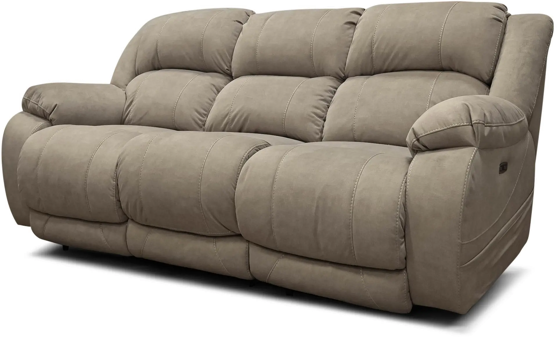 Port Arthur Khaki Power Reclining Sofa-3