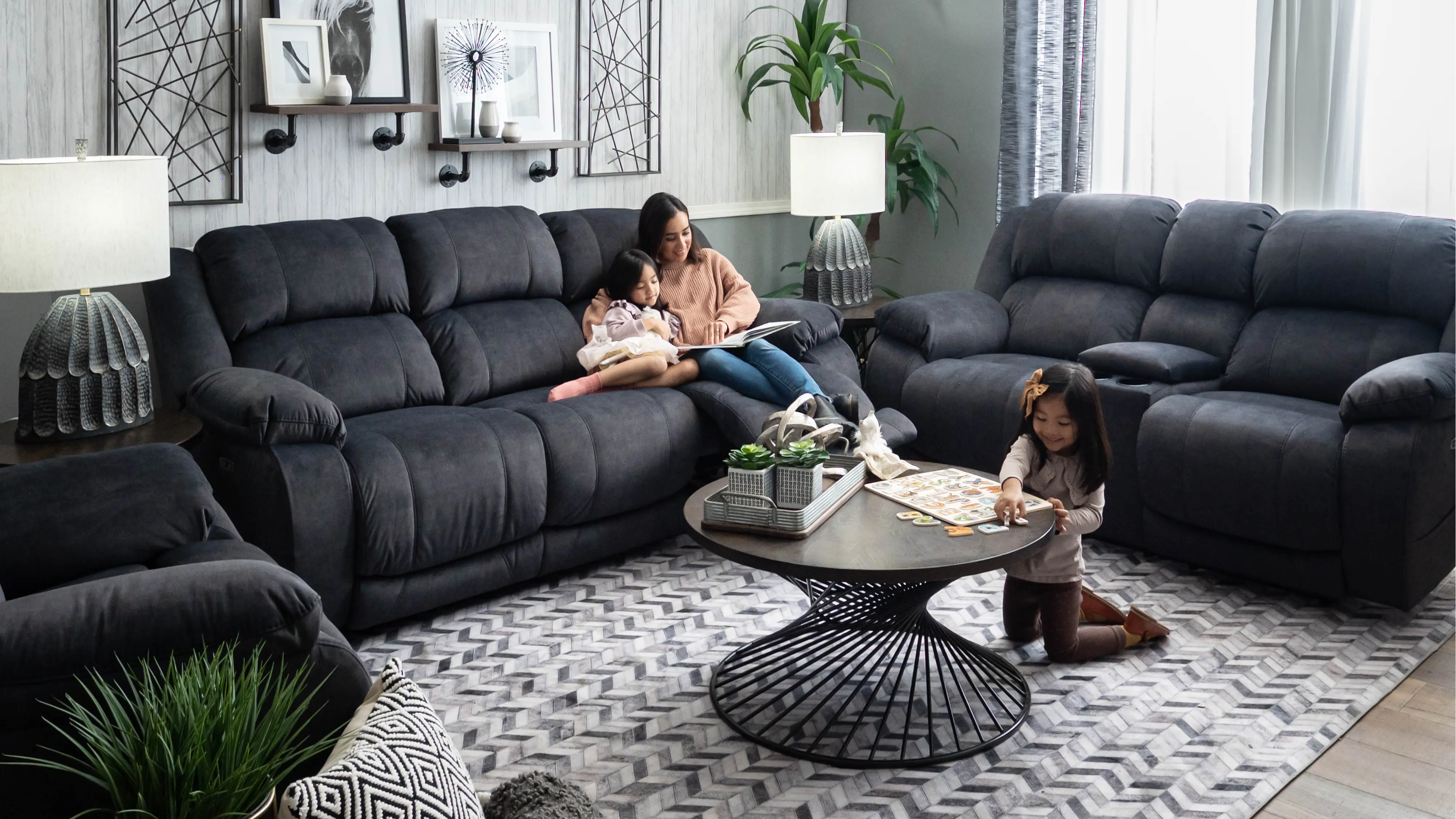 Port Arthur Gray Power Recliner-2
