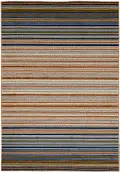 IREE/91980-10038 Cabana 6 x 9 Seaside Multicolor Indoor-Outdoor Patio Rug
