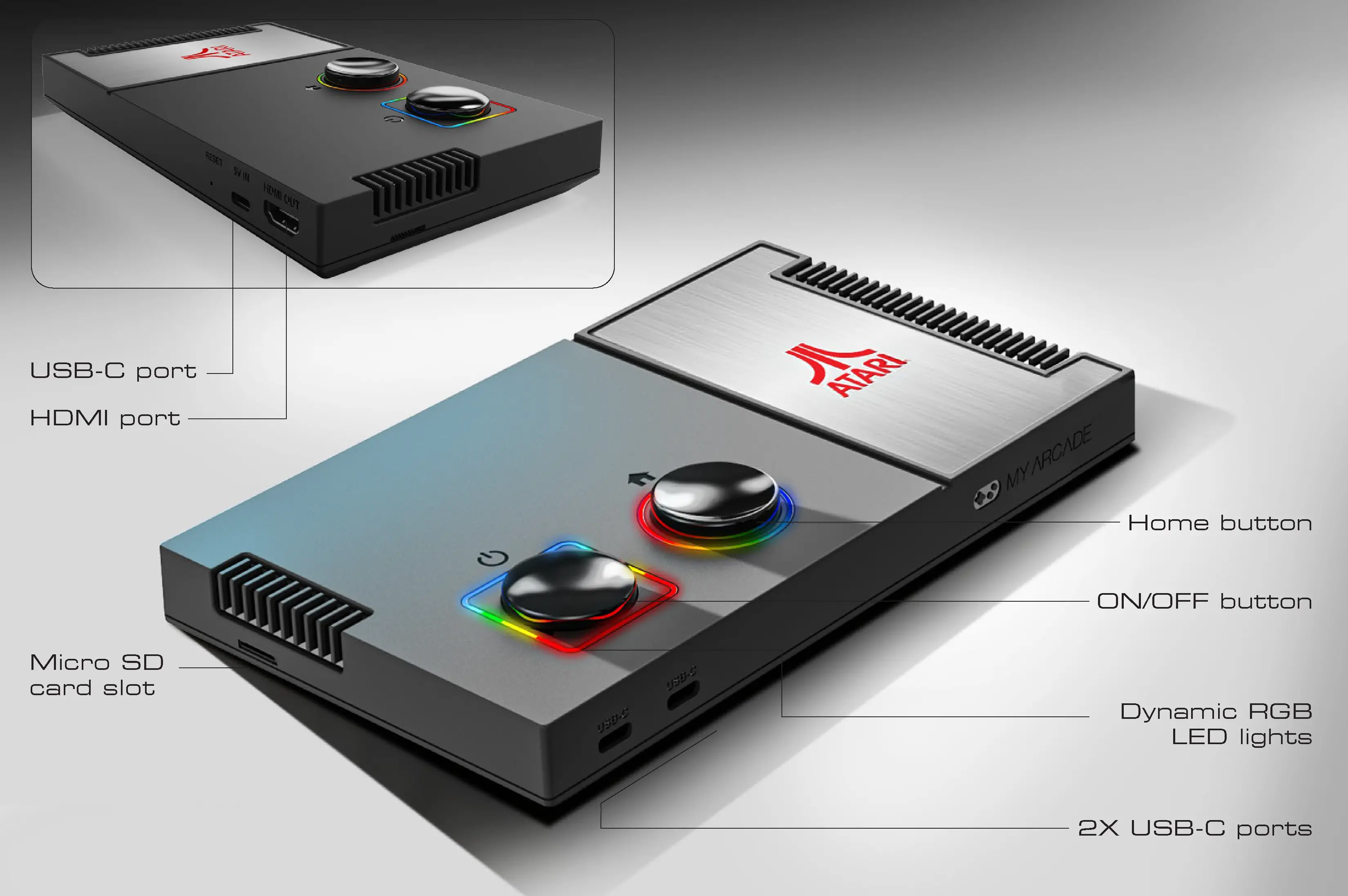 My Arcade Atari Gamestation Pro Retro Video Game System-4