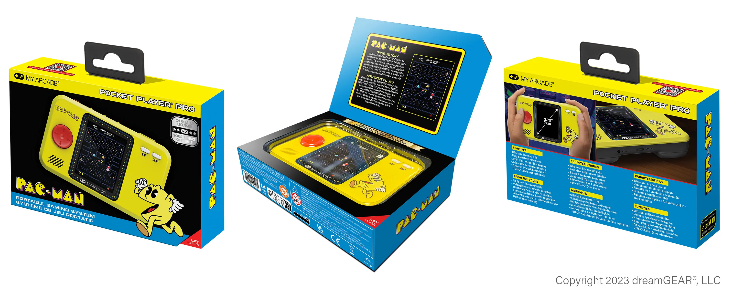 My Arcade PAC-MAN Pocket Player Pro Portable Gaming System-10