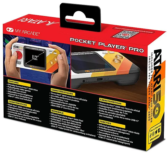 My Arcade Atari Pocket Player Pro Portable Gaming System-5