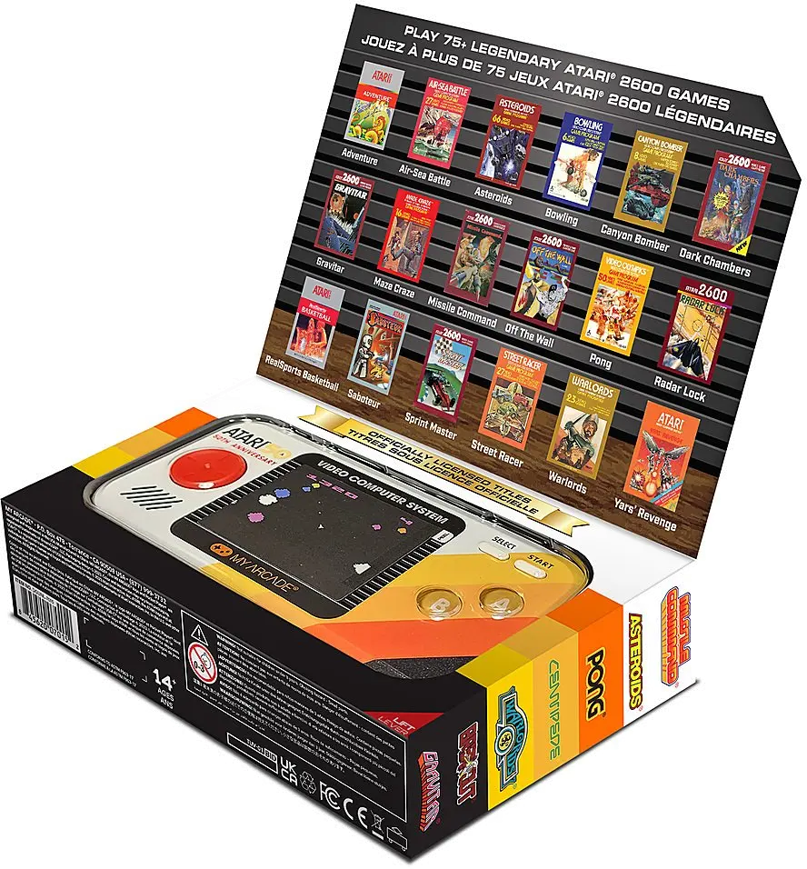 My Arcade Atari Pocket Player Pro Portable Gaming System-6