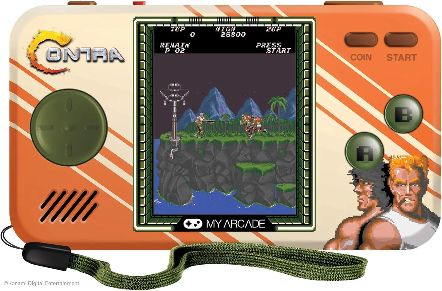 My Arcade Contra Pocket Player Portable Gaming System-1