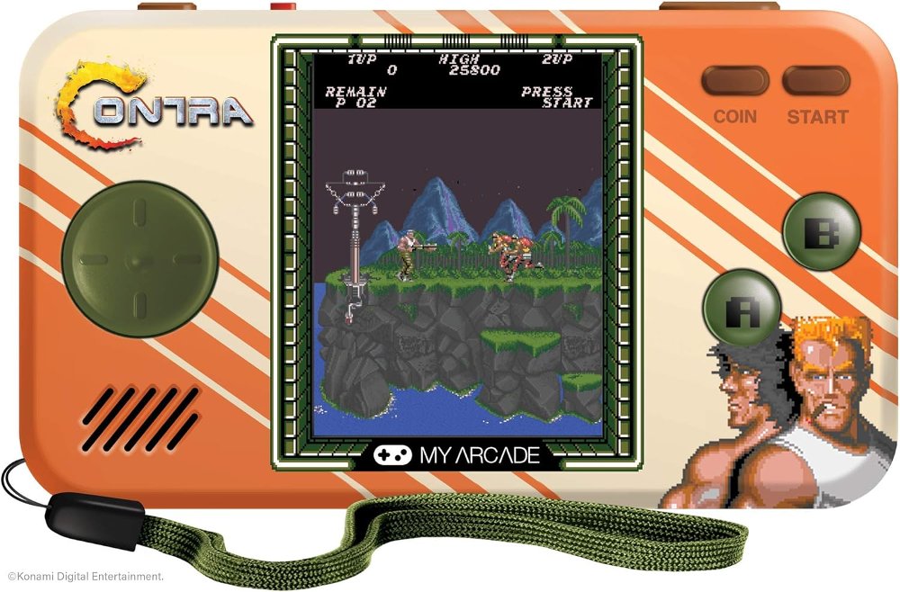My Arcade Contra Pocket Player Portable Gaming System