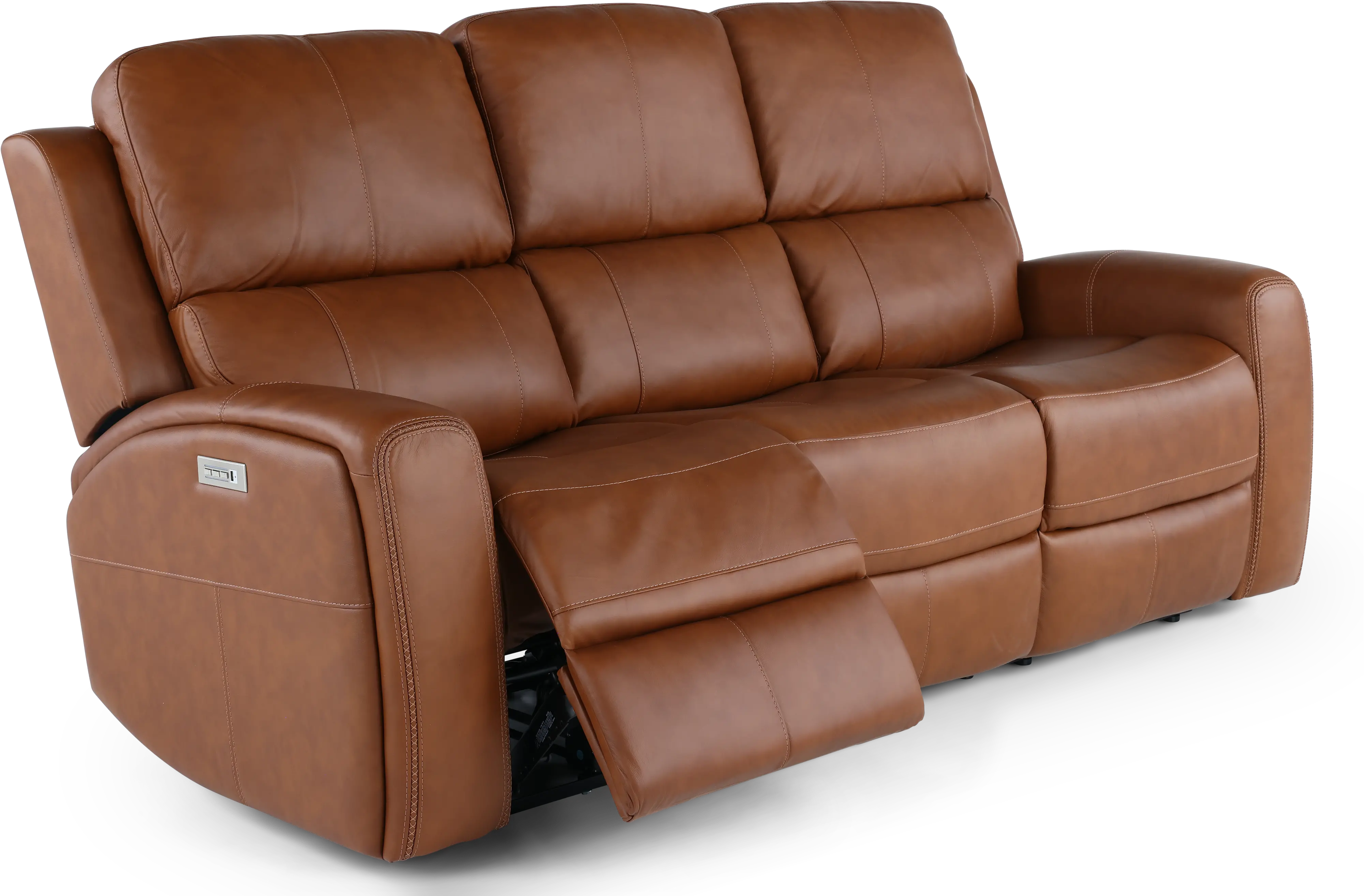 Linden Caramel Power Reclining Sofa with Power Headrests-6