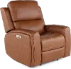 Linden Caramel Power Recliner with Power Headrest