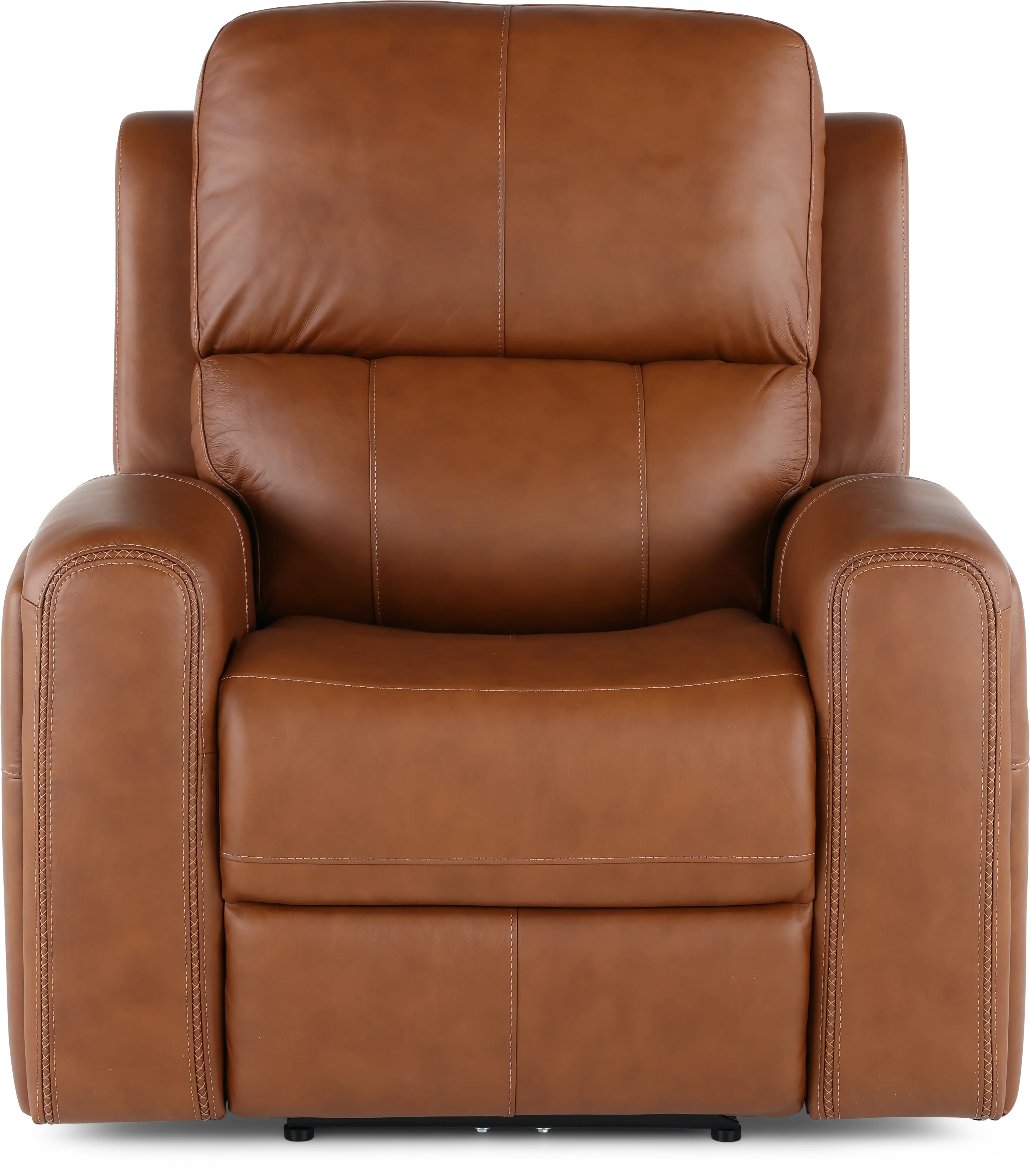 Linden Caramel Power Recliner with Power Headrest-4