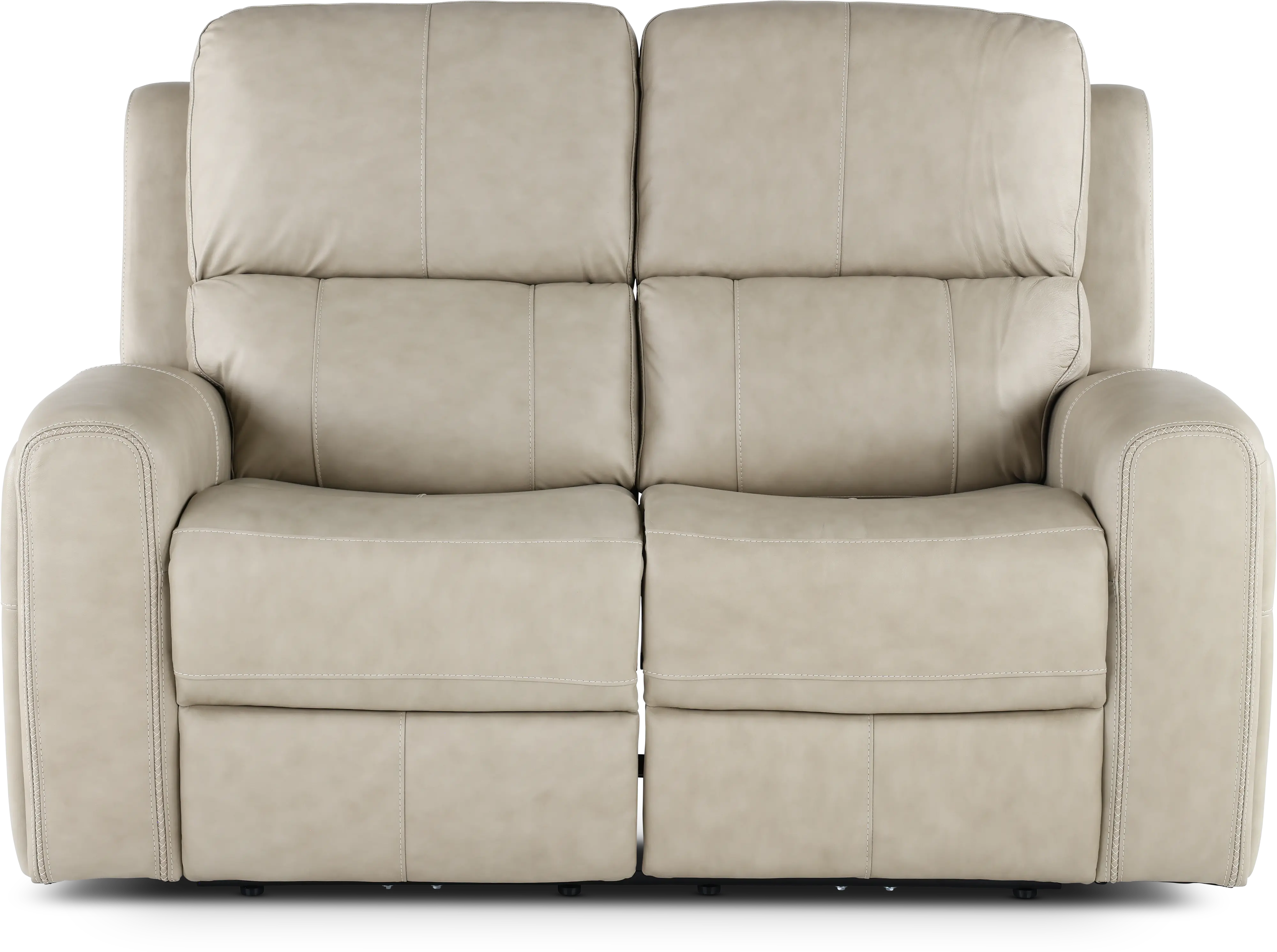 Linden Beige Power Reclining Loveseat-1