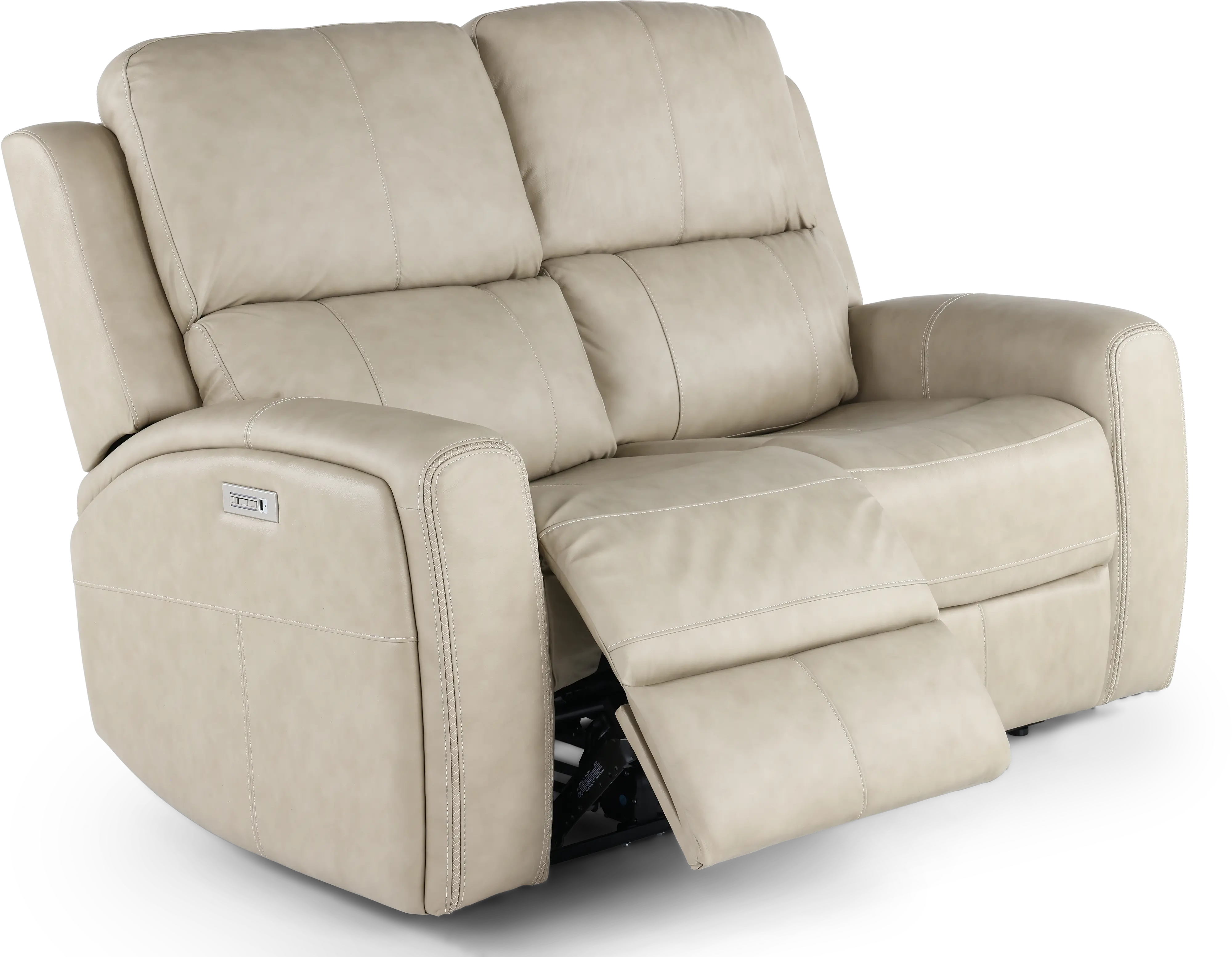 Linden Beige Power Reclining Loveseat-6