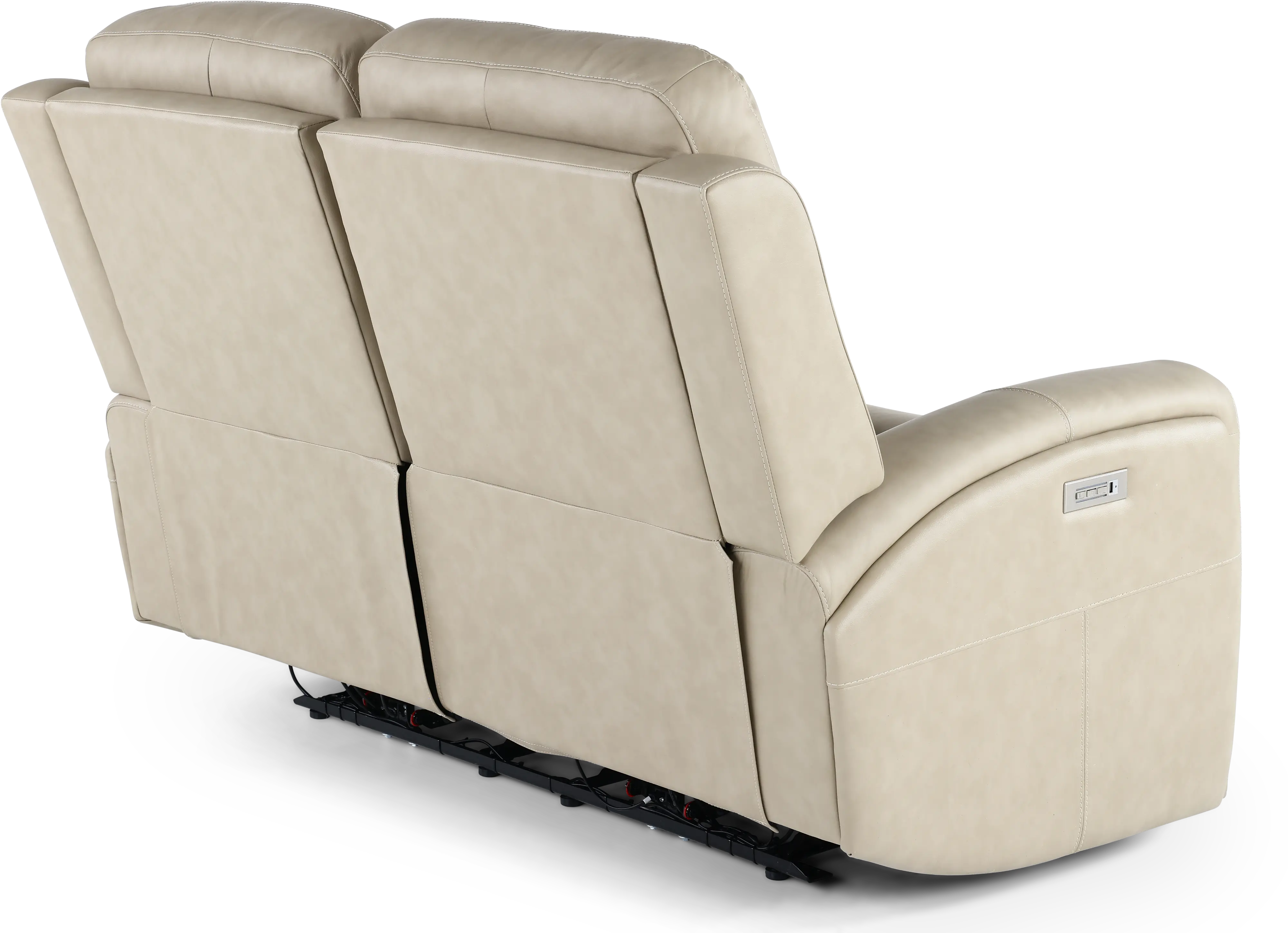Linden Beige Power Reclining Loveseat-7