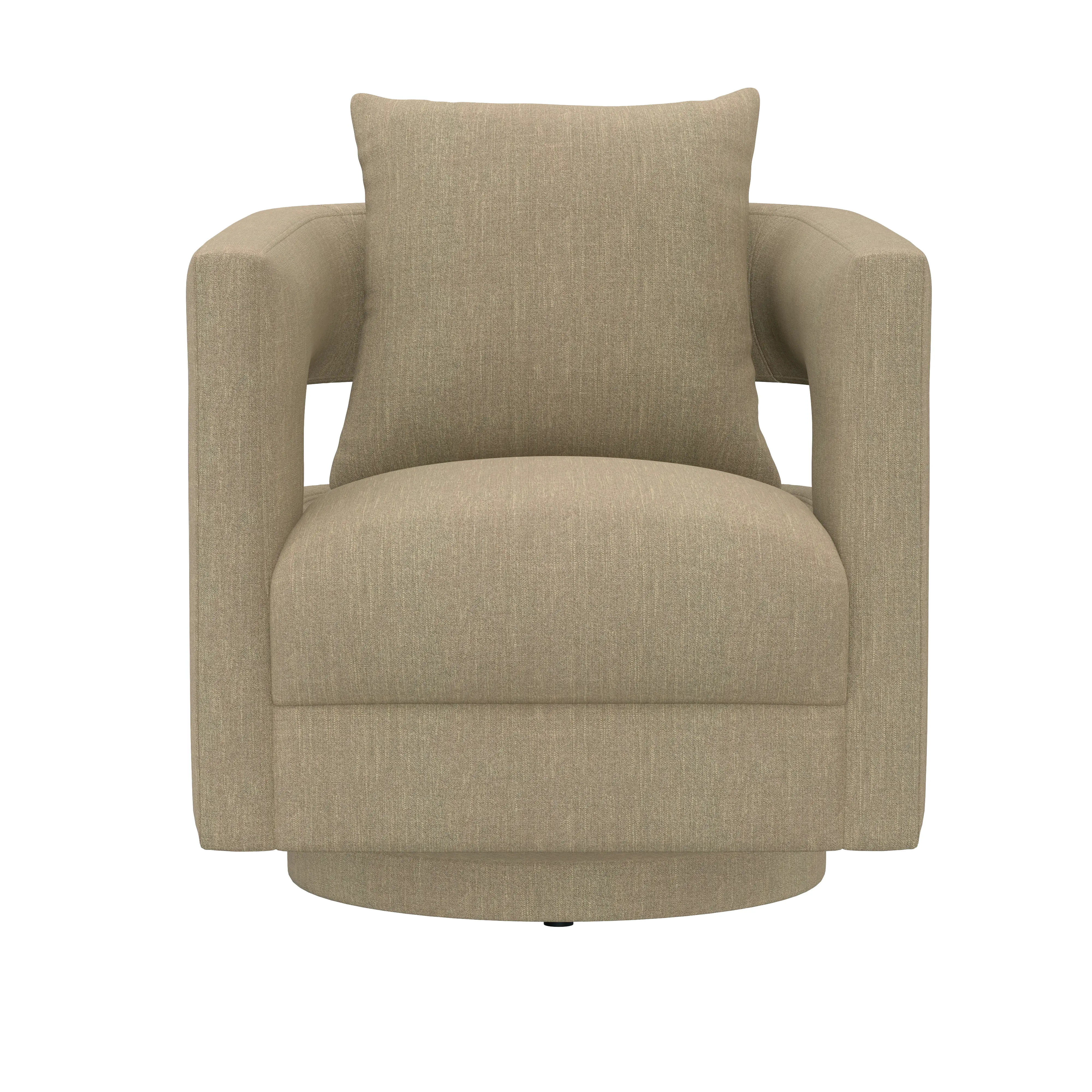 Jude Tan Swivel Accent Chair-1