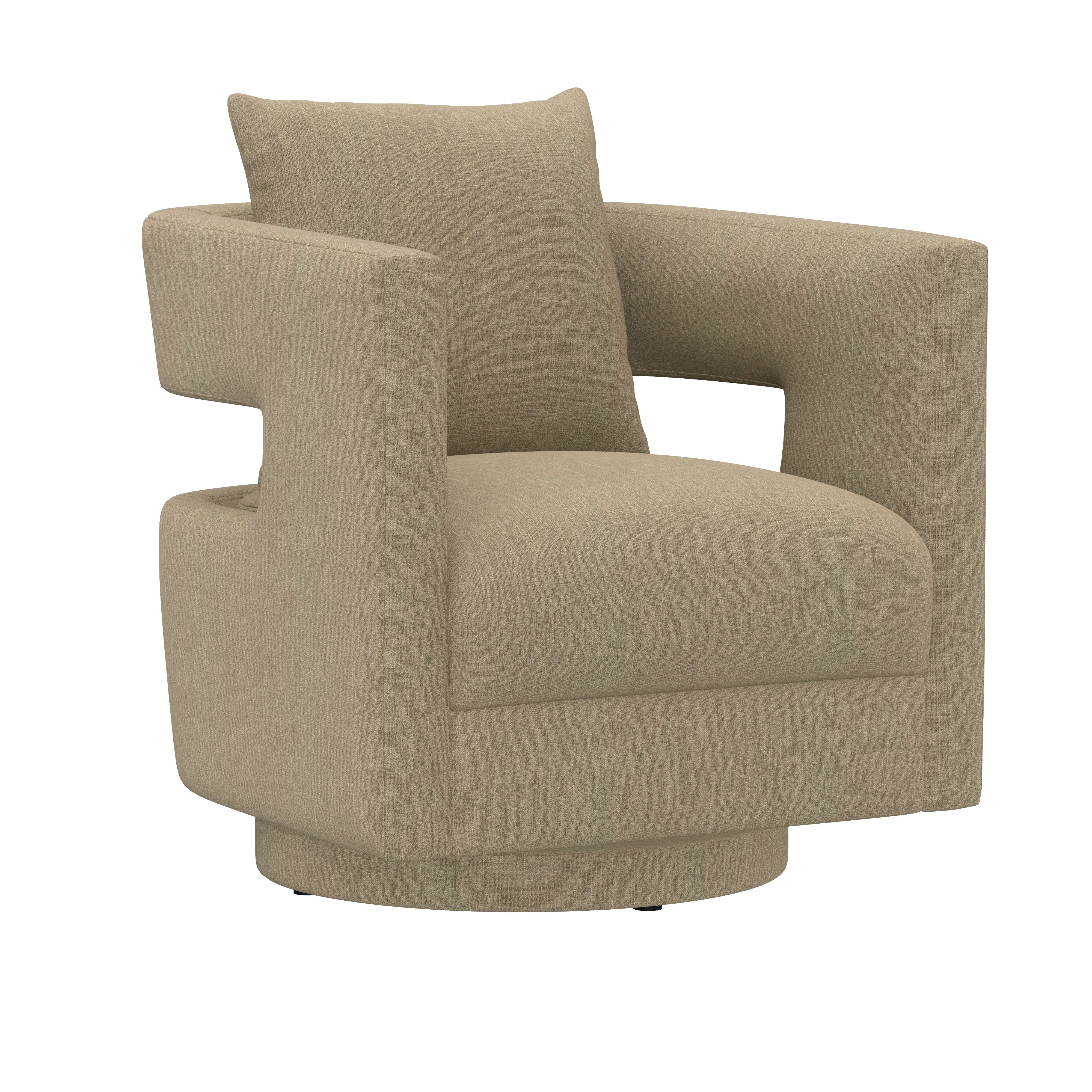 Jude Tan Swivel Accent Chair-3