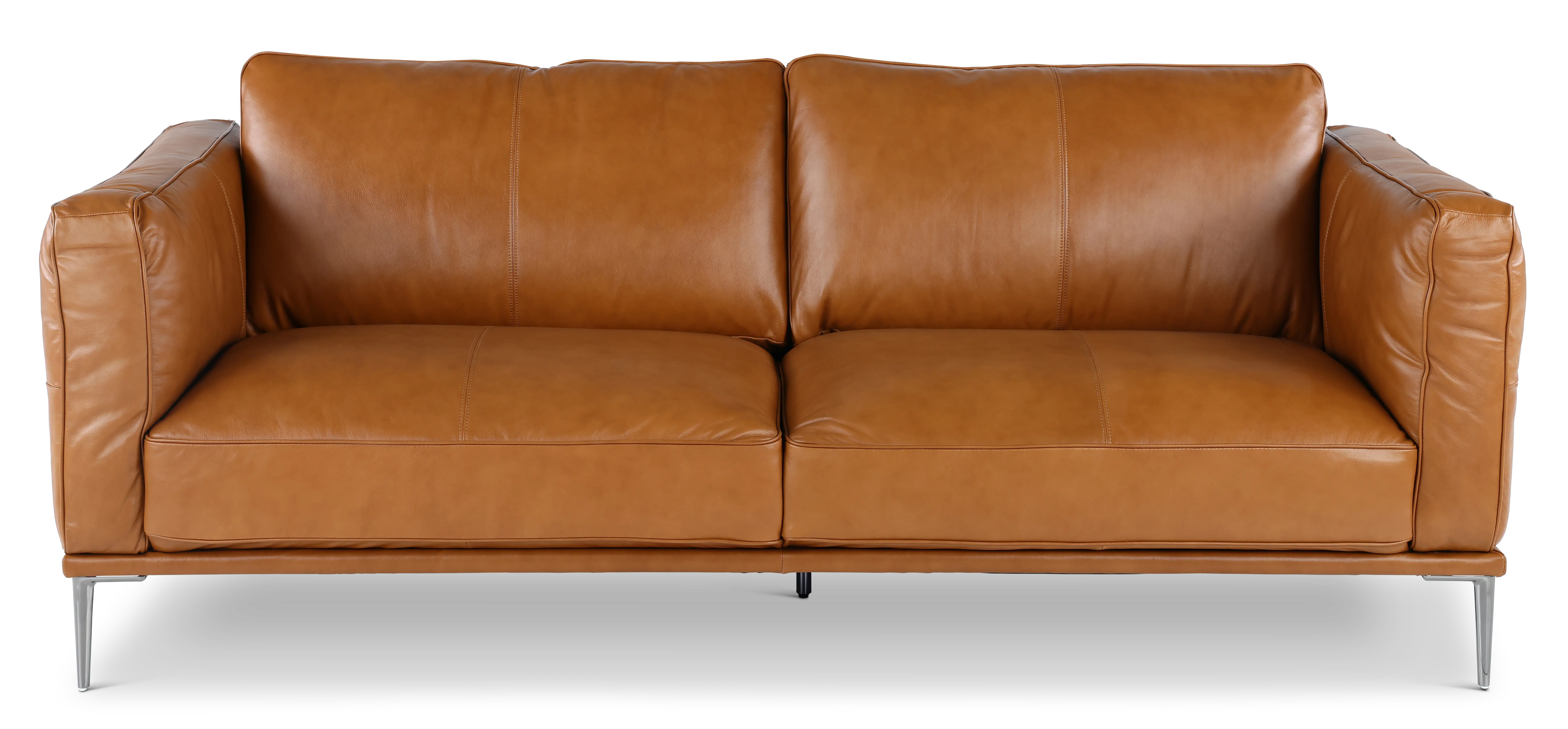 Oasis Tan Leather Sofa-1
