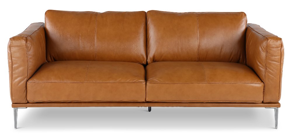 Oasis Tan Leather Sofa