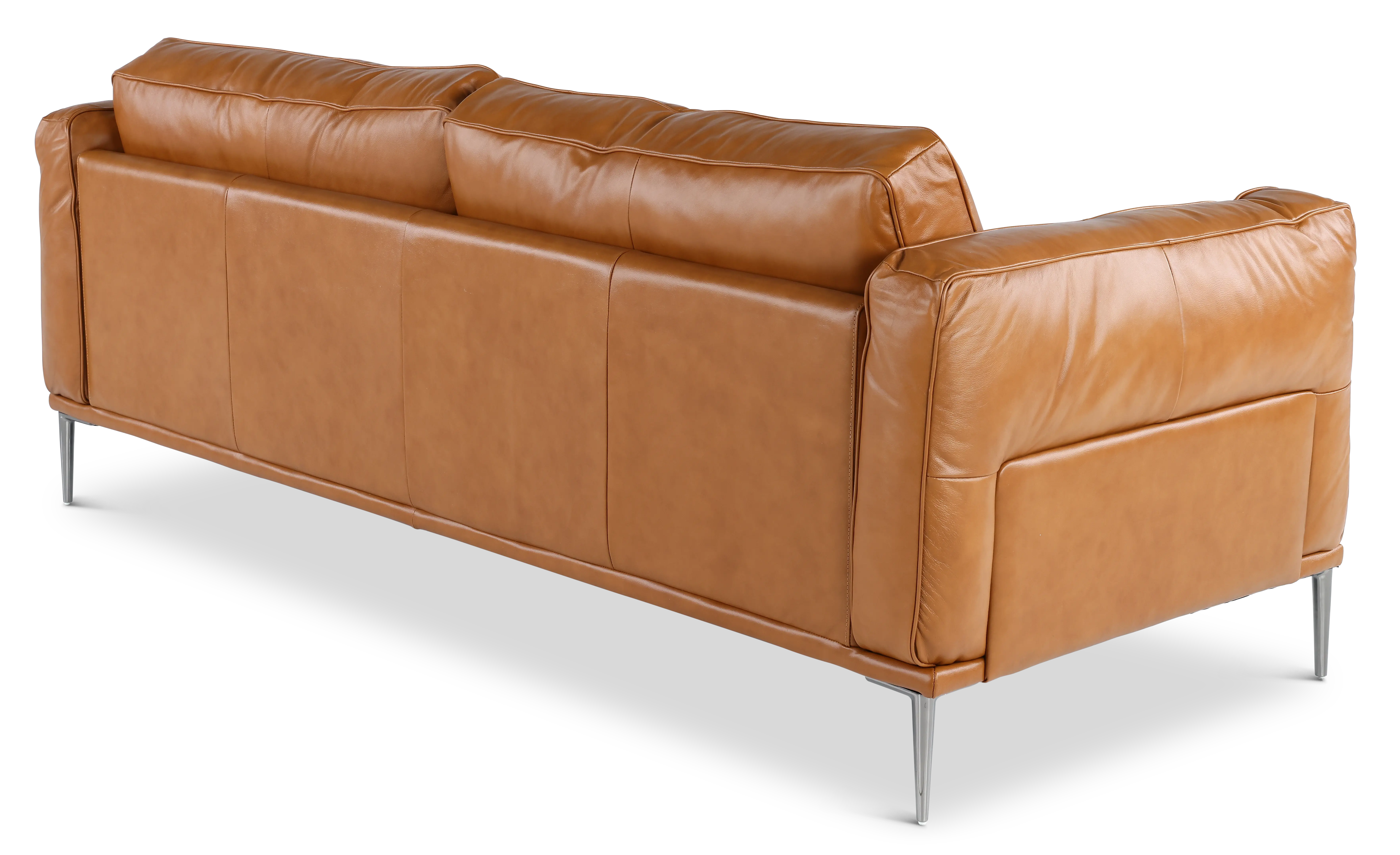 Oasis Tan Leather Sofa-6