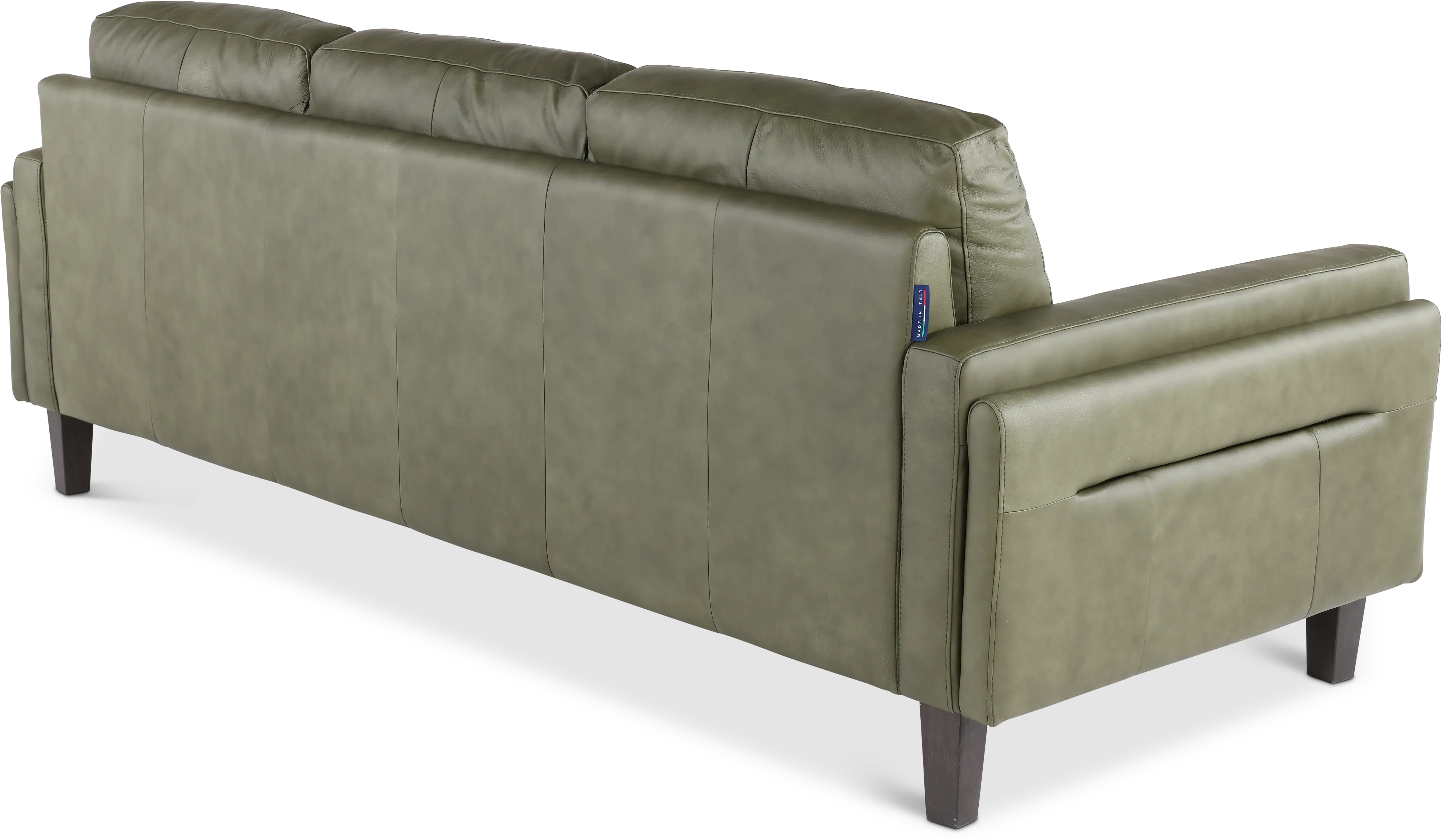 Guernsey Green Leather Sofa-4