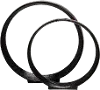 Ember Black Large Decorative Ring