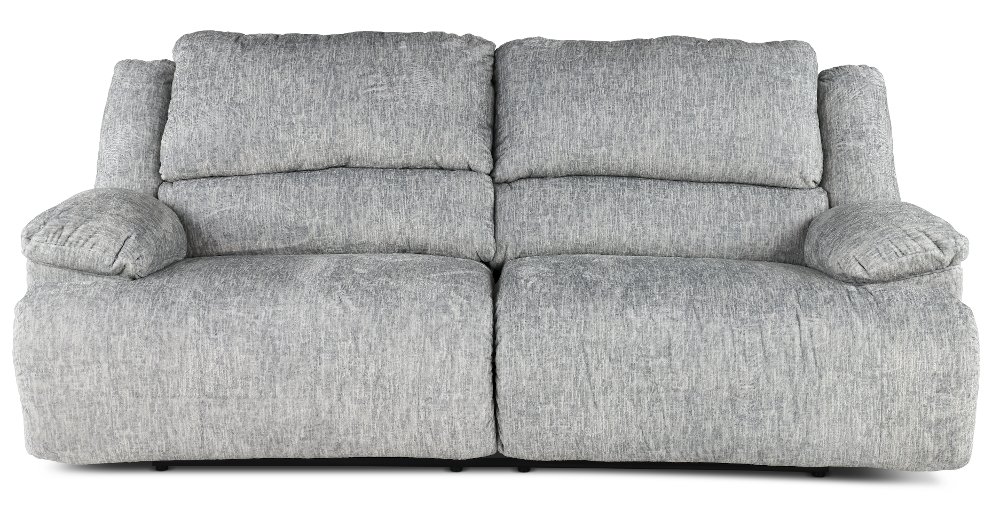 Mcclelland Gray Oversized Manual Reclining Sofa