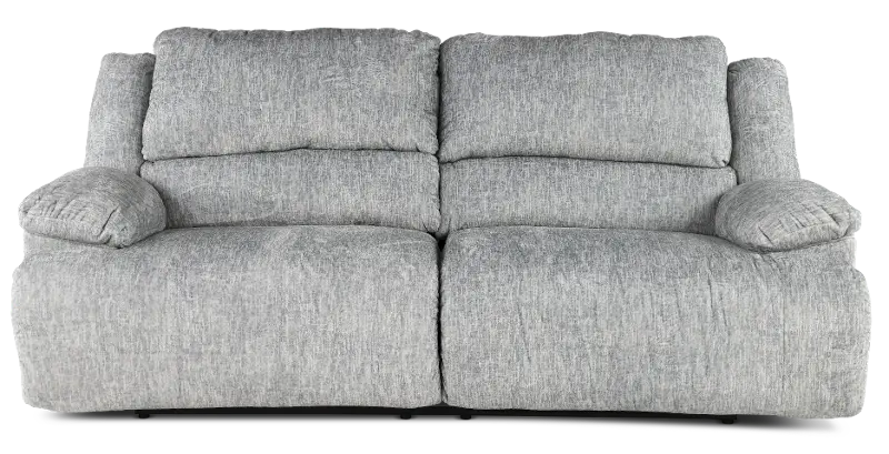 Mcclelland Gray Oversized Manual Reclining Sofa