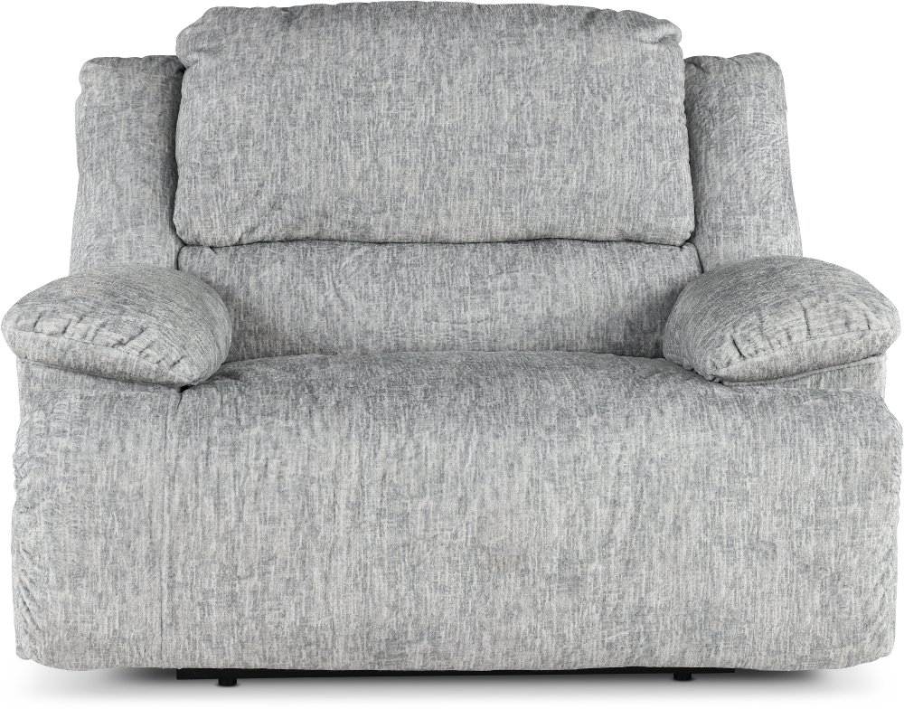 Mcclelland Gray Oversized Manual Recliner
