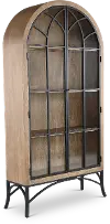 Victoria Natural Oak Curio Cabinet
