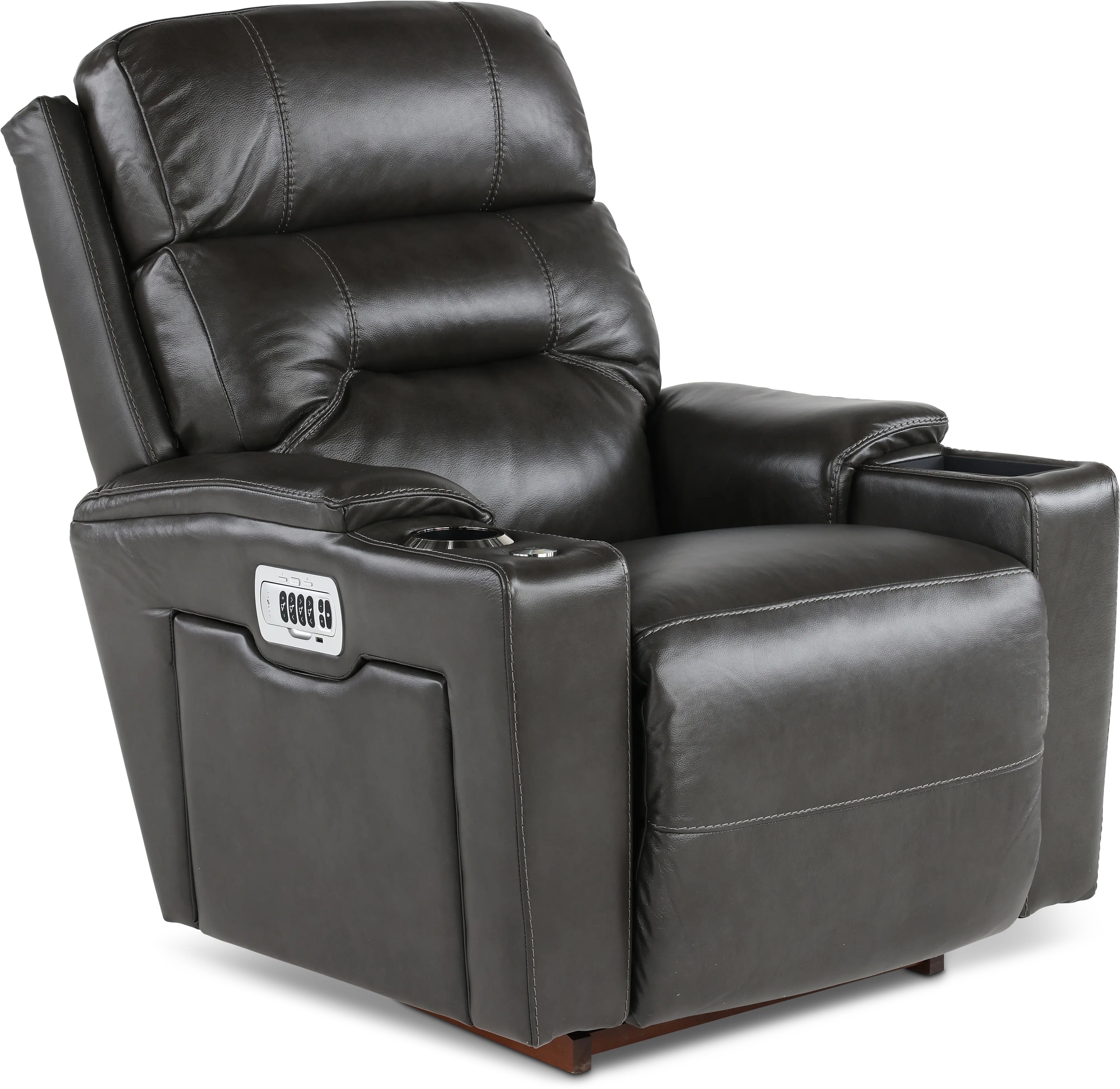 10X-762/LB180459 Neo Charcoal Power Rocker Recliner with Headarest and Lumbar-4