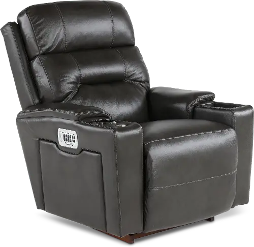 ロラライハリスアレキサンダー6個 Neo Charcoal Power Rocker Recliner with Headarest and Lumbar