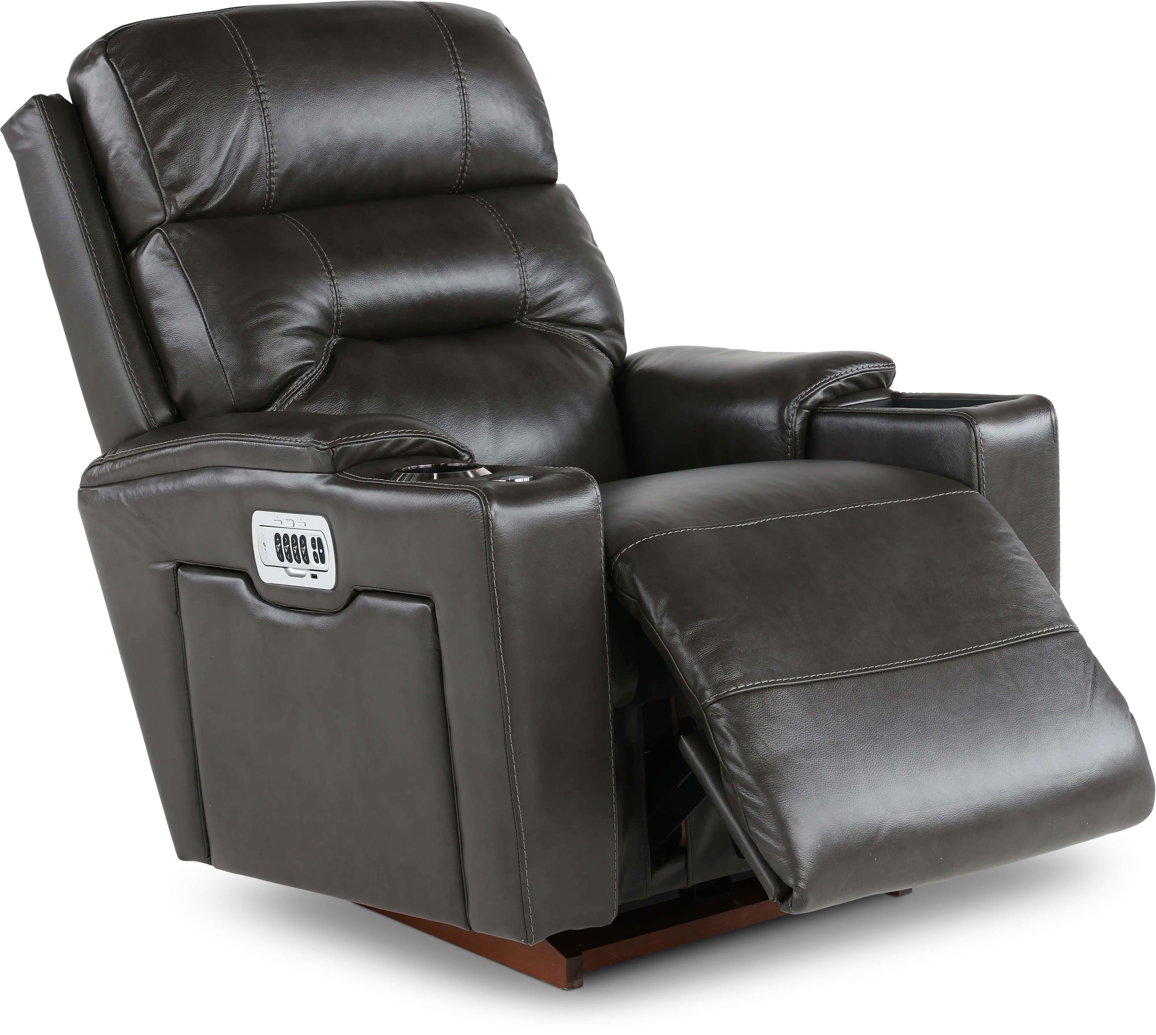 10X-762/LB180459 Neo Charcoal Power Rocker Recliner with Headarest and Lumbar-6