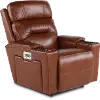 10X-762/LB180474 Neo Cognac Power Rocker Recliner with Headarest and Lumbar