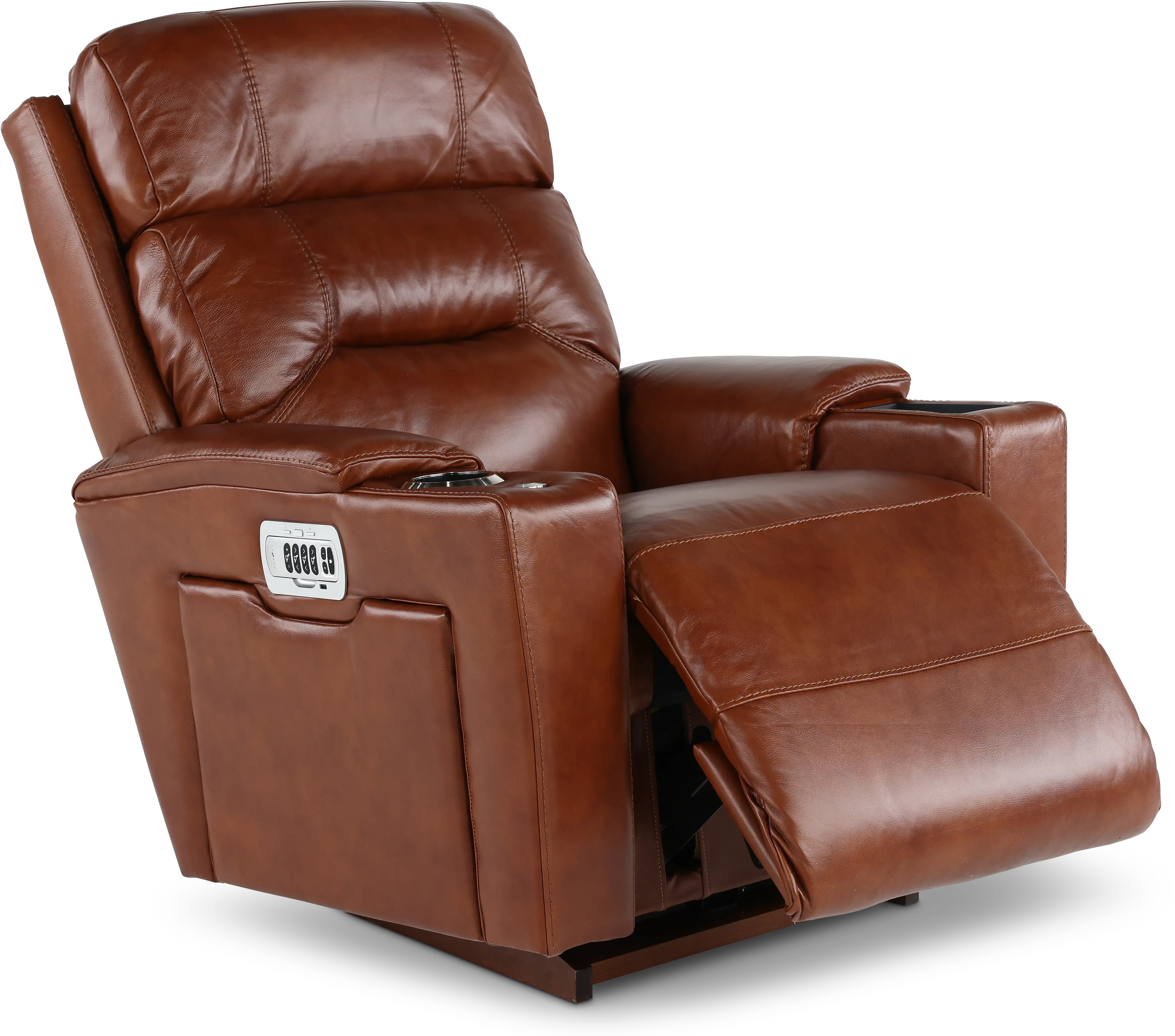10X-762/LB180474 Neo Cognac Power Rocker Recliner with Headarest and Lumbar-4