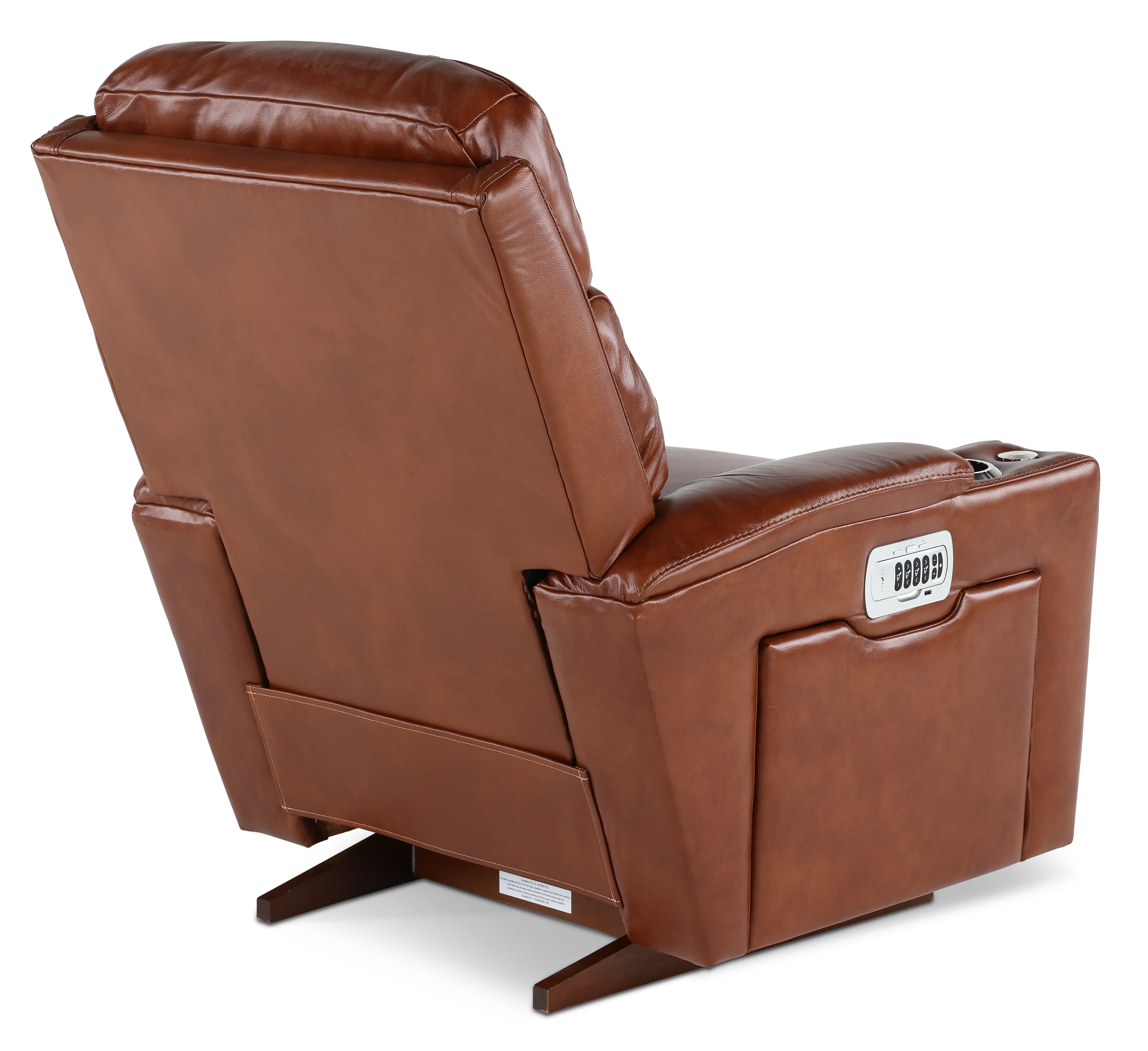 10X-762/LB180474 Neo Cognac Power Rocker Recliner with Headarest and Lumbar-7