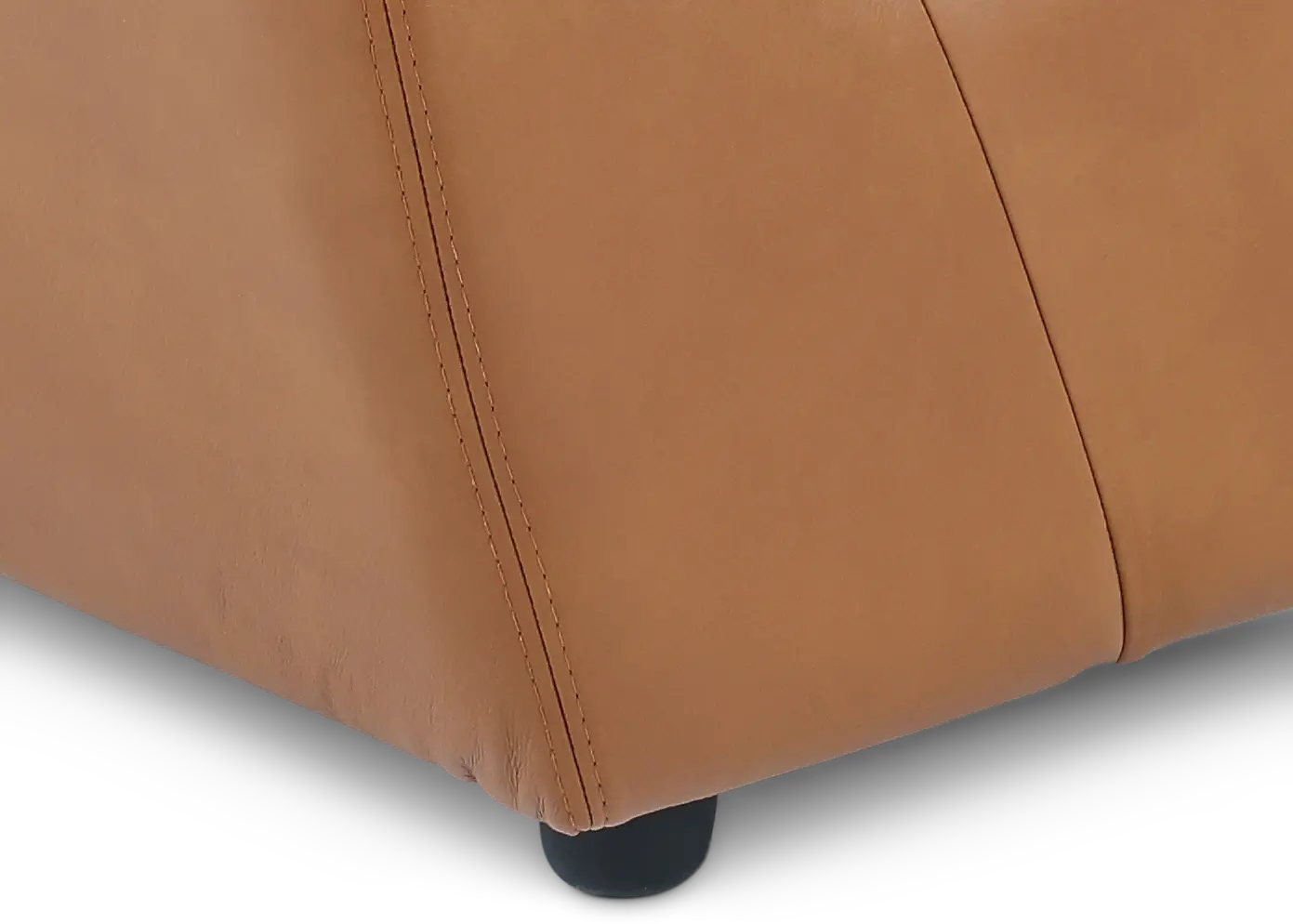 Tiffany Brown Leather Loveseat-7