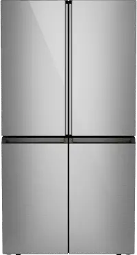 CAE28DM5TS5 GE Cafe 28.3 Cu Ft 4-Door Refrigerator - Platinum Glass
