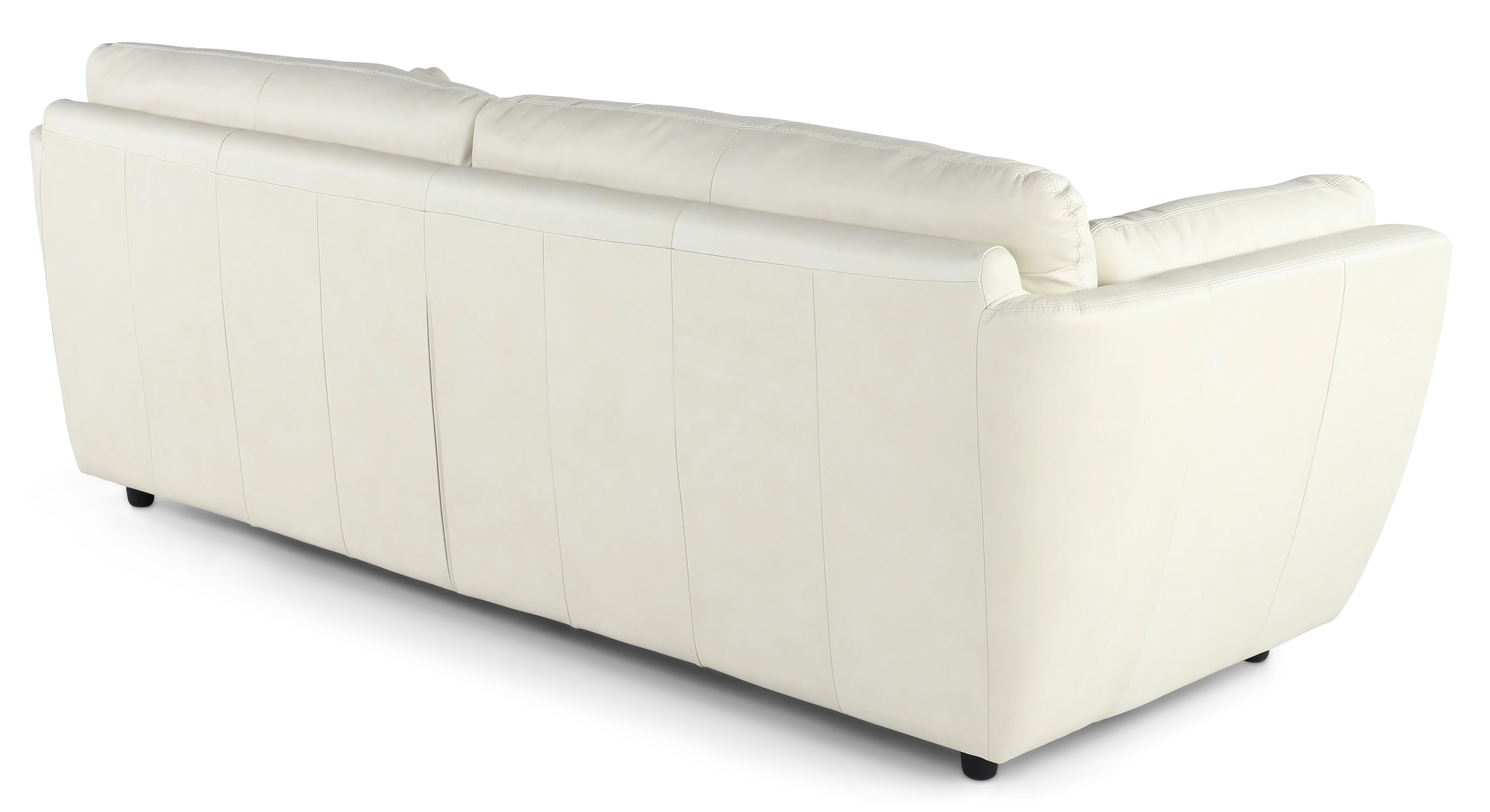 Tiffany White Leather Sofa-5