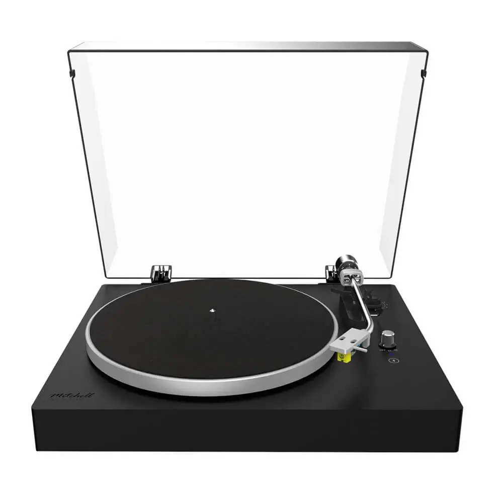 Mitchell Acoustics uStream TT2 Belt Drive Bluetooth Turntable - Black-1