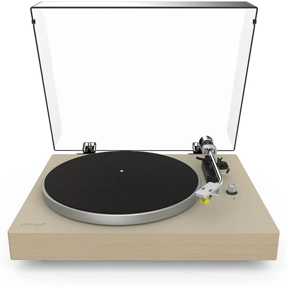 Mitchell Acoustics uStream TT2 Belt Drive Bluetooth Turntable - Oak-2