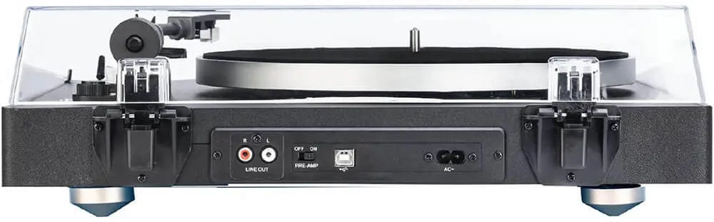 Mitchell Acoustics uStream TT2 Belt Drive Bluetooth Turntable - Oak-1