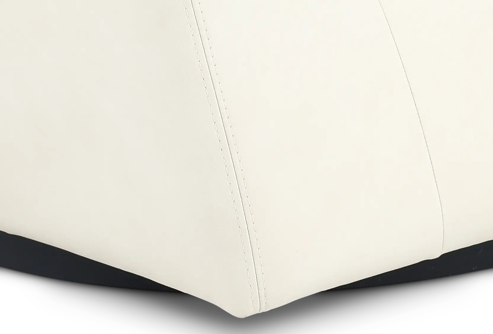 Tiffany White Leather Swivel Chair-7