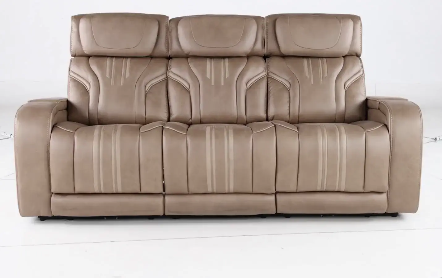 Tacama Sand Power Reclining Sofa with Audio-5